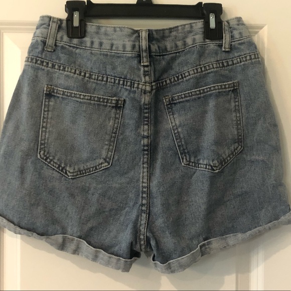 mom cuffed hem shorts - Picture 2 of 3